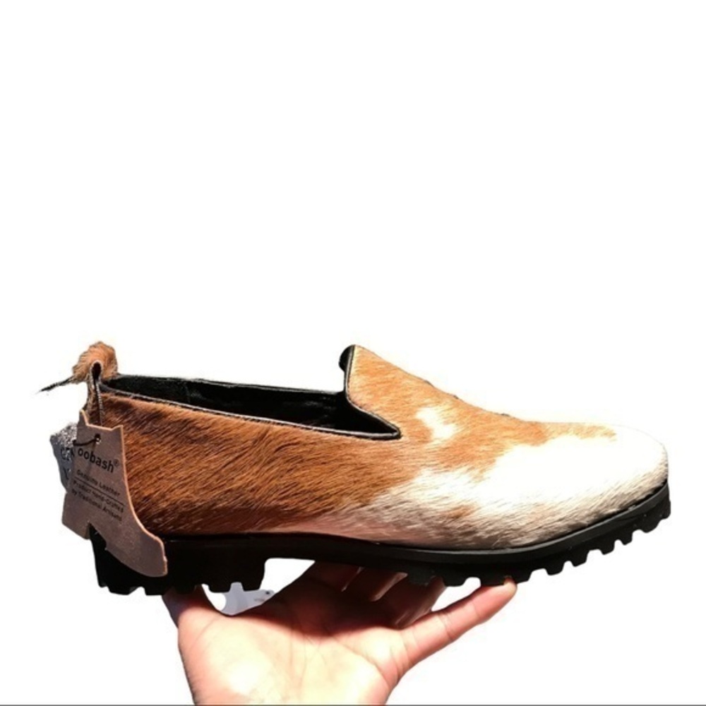 NWT oobash haircalf genuine leather loafers